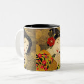 アジア美しい ツートーンマグカップ (正面左)