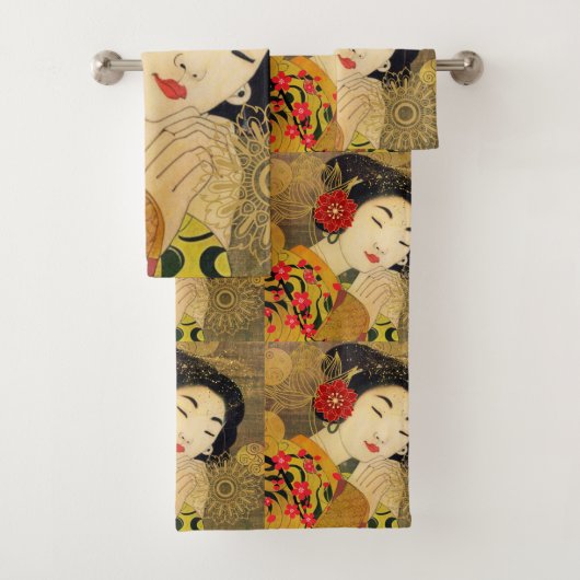 アジア美しい バスタオルセット (インサイチュ)