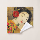 アジア美しい バスタオルセット (ウォッシュタオル)