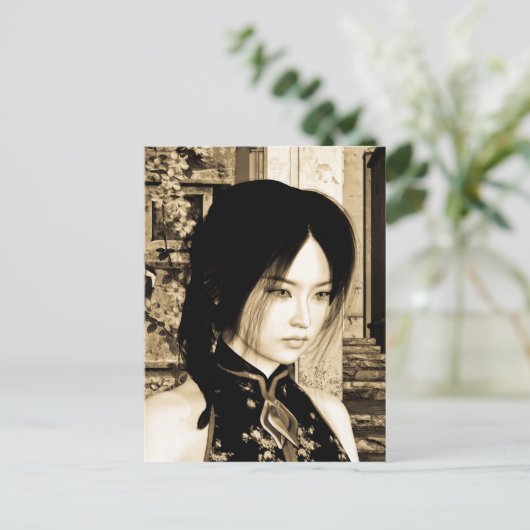 アジア美しい ポストカード (スタンド正面)