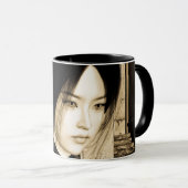 アジア美しい マグカップ (正面右)