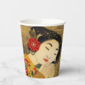 アジア美しい 紙コップ (左)