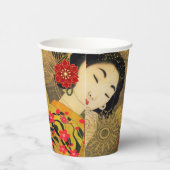 アジア美しい 紙コップ (右)