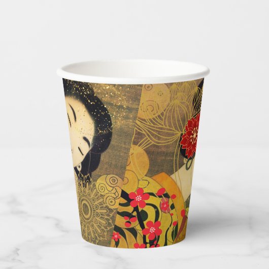 アジア美しい 紙コップ (正面)