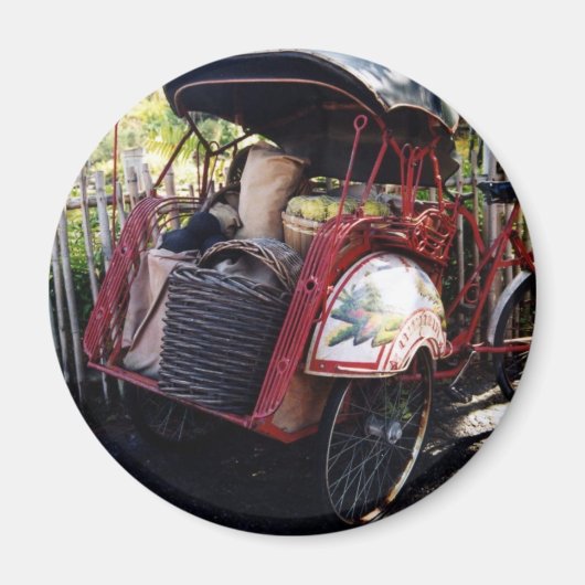 アジア自転車 マグネット (正面)