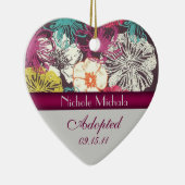 アジア花の採用の発表の記念品 セラミックオーナメント (右)