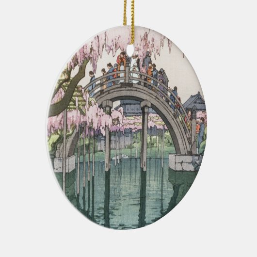 アジア芸術のヴィンテージの東洋のクラシックな最高傑作 セラミックオーナメント (右)