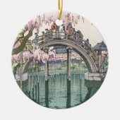 アジア芸術のヴィンテージの東洋のクラシックな最高傑作 セラミックオーナメント (正面)