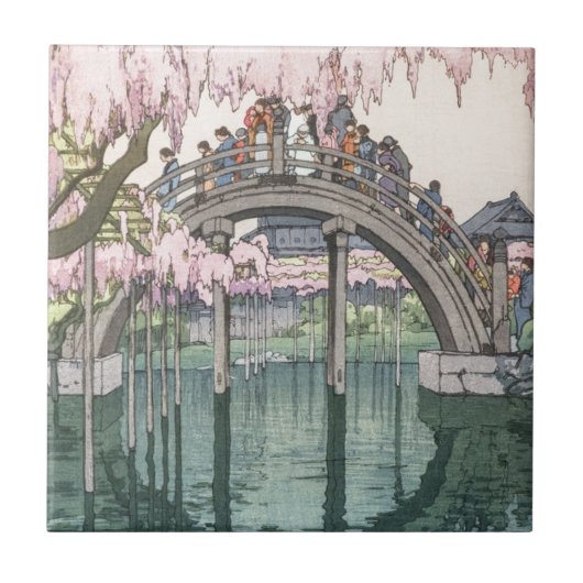 アジア芸術のヴィンテージの東洋のクラシックな最高傑作 タイル (正面)