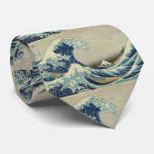 アジア芸術-神奈川を離れた素晴らしい波 ネクタイ (ロール)