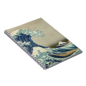 アジア芸術-神奈川を離れた素晴らしい波 ノートブック (右側)