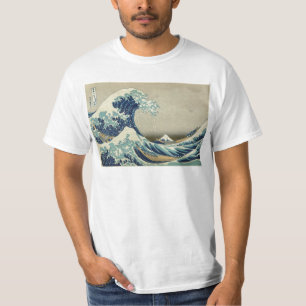 アジア芸術-神奈川を離れた素晴らしい波 Tシャツ