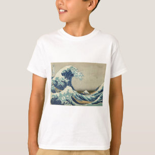 アジア芸術-神奈川を離れた素晴らしい波 Tシャツ
