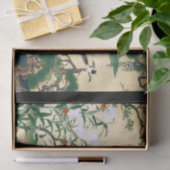 アジア藤の花の鳩の滝のティッシュペーパー 薄葉紙 (ギフト)