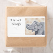 アジア象のブックラベル ラベル (インサイチュ)