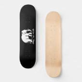 アジア象の前方タイ象トレッキングの標識 スケートボード (正面)