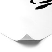 アジア象の前方タイ象トレッキングの標識 ポスター (角)