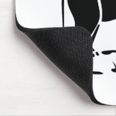 アジア象の前方タイ象トレッキングの標識 マウスパッド (コーナー)