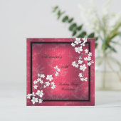 アジア赤黒花白誕生会 招待状 (スタンド正面)