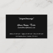 アジア金貨の"点"の名刺 名刺 (裏面)