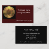 アジア金貨の"運命"の名刺 名刺 (正面/裏面)