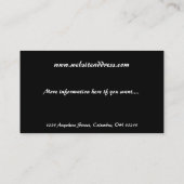 アジア金貨"力"の名刺 名刺 (裏面)