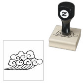 アジア雲 ラバースタンプ (押印)