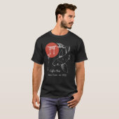 アジア風の鯉の個性的なデザイン Tシャツ (正面フル)