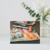 アジア食べ物の転がすしやまき ポストカード (スタンド正面)