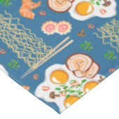アジア食インスパイアべ物と麺付き&鳴戸巻 テーブルクロス (アングル)