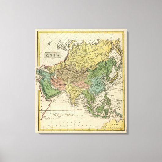 アジア11 キャンバスプリント (正面)