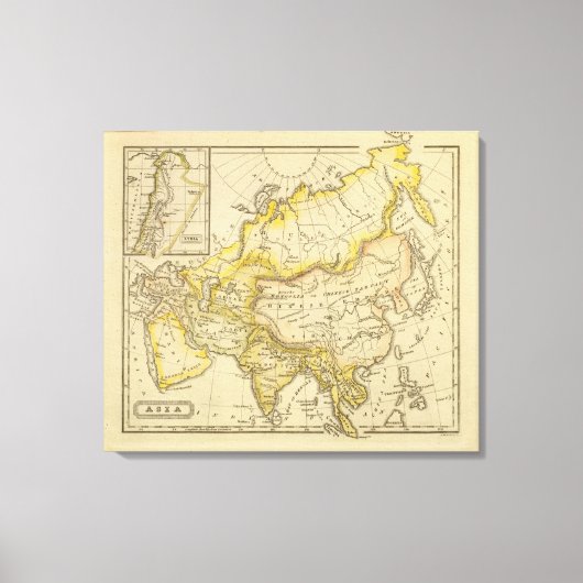 アジア12 キャンバスプリント (正面)