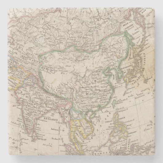 アジア13 ストーンコースター (正面)