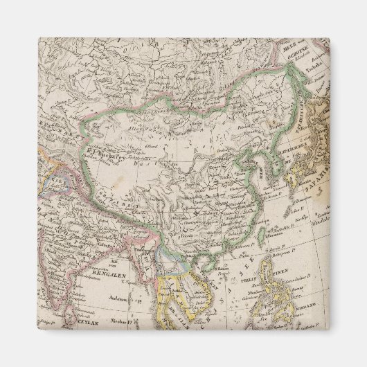 アジア13 マグネット (正面)