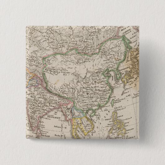 アジア13 缶バッジ (正面)