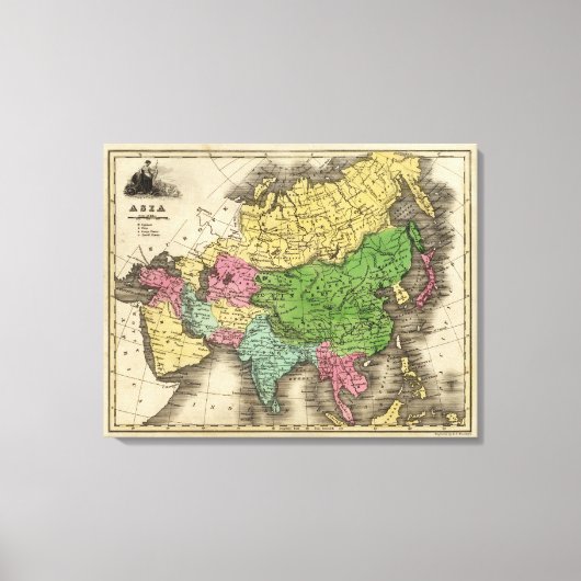 アジア15 キャンバスプリント (正面)