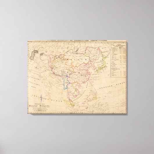 アジア15 キャンバスプリント (正面)