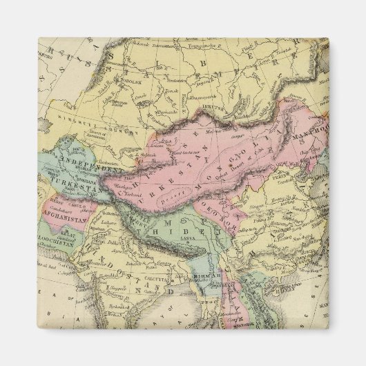 アジア15 マグネット (正面)