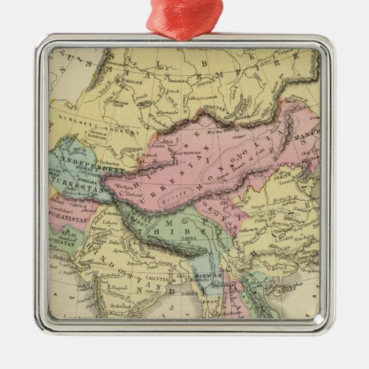 アジア15 メタルオーナメント (正面)