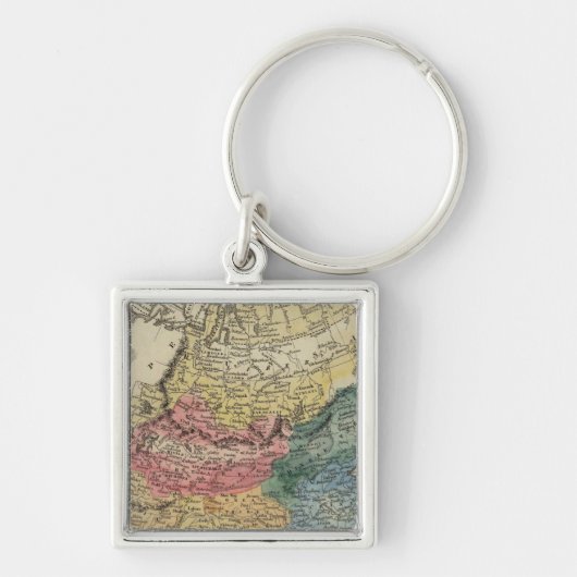 アジア16 キーホルダー (正面)