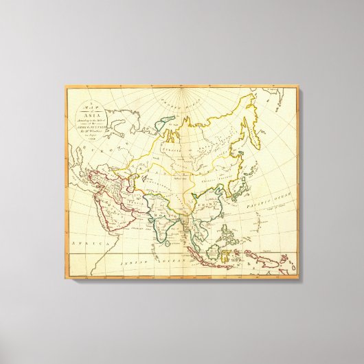 アジア18 キャンバスプリント (正面)