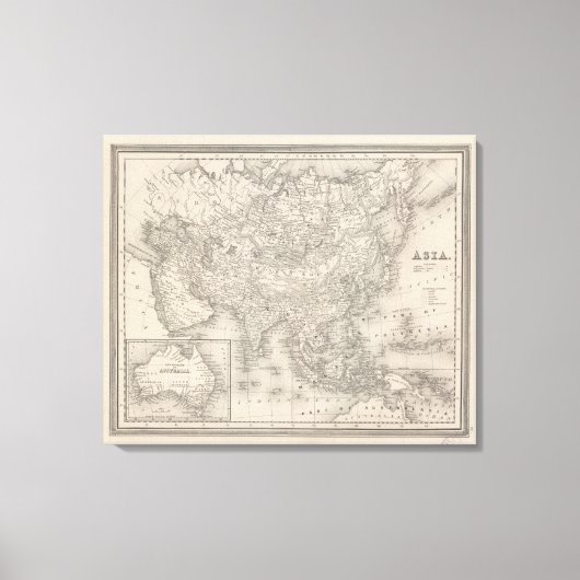 アジア18 キャンバスプリント (正面)