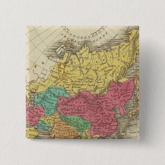 アジア21 缶バッジ (正面)