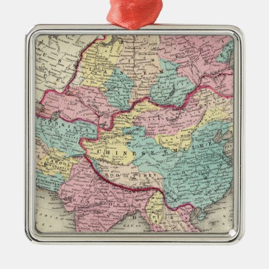 アジア24 メタルオーナメント (正面)