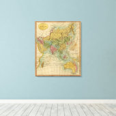 アジア2 キャンバスプリント (インサイチュ (ウッドフロア))