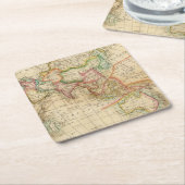 アジア35 スクエアペーパーコースター (アングル)