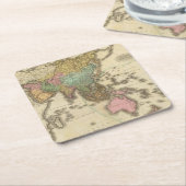 アジア39 スクエアペーパーコースター (アングル)