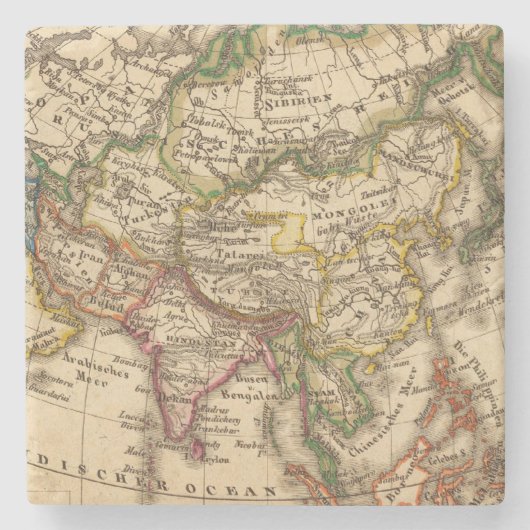 アジア3 ストーンコースター (正面)