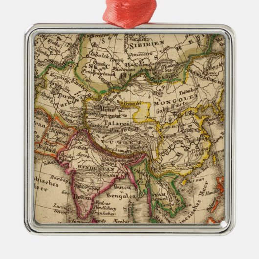 アジア3 メタルオーナメント (正面)