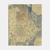 アジア42 フリースブランケット (正面)